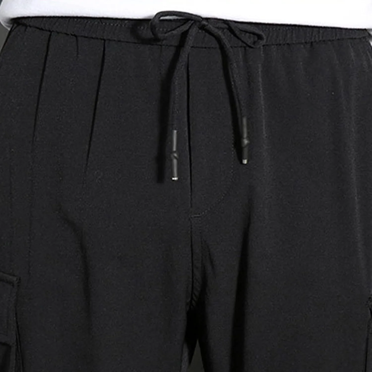 Men's Cargo Pants Elastic Waistband Chino Slim Skinny Gym Joggers Men's Cargo Pants Cotton Work Trousers Men Trousers
