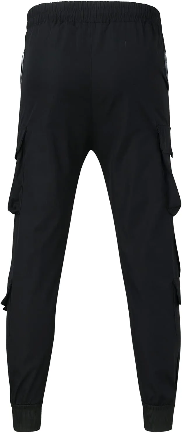 Men's Cargo Pants Elastic Waistband Chino Slim Skinny Gym Joggers Men's Cargo Pants Cotton Work Trousers Men Trousers