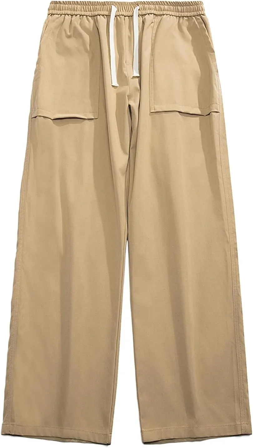 Men's Cargo Sweatpants Sports Jogging Trousers Cargo Trousers Men's Cargo Pants Multi-Pocket Zippered Slim Trousers