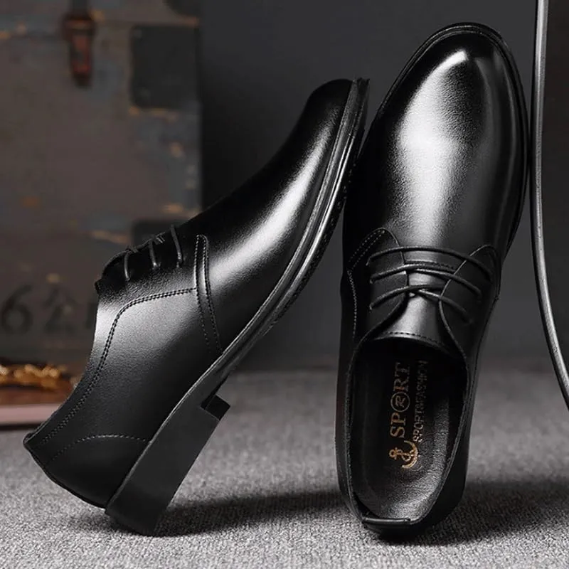 Men's Fashion Orthopedic Shoes Men Oxford Superior Flexural Leather Fashion Dress Shoes Business Walking Work Sneakers Comfortable Lightweight