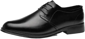 Men's Fashion Orthopedic Shoes Men Oxford Superior Flexural Leather Fashion Dress Shoes Business Walking Work Sneakers Comfortable Lightweight