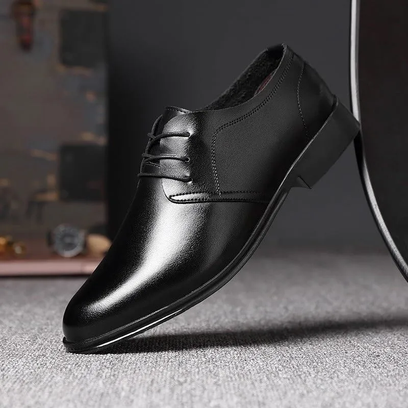 Men's Fashion Orthopedic Shoes Men Oxford Superior Flexural Leather Fashion Dress Shoes Business Walking Work Sneakers Comfortable Lightweight