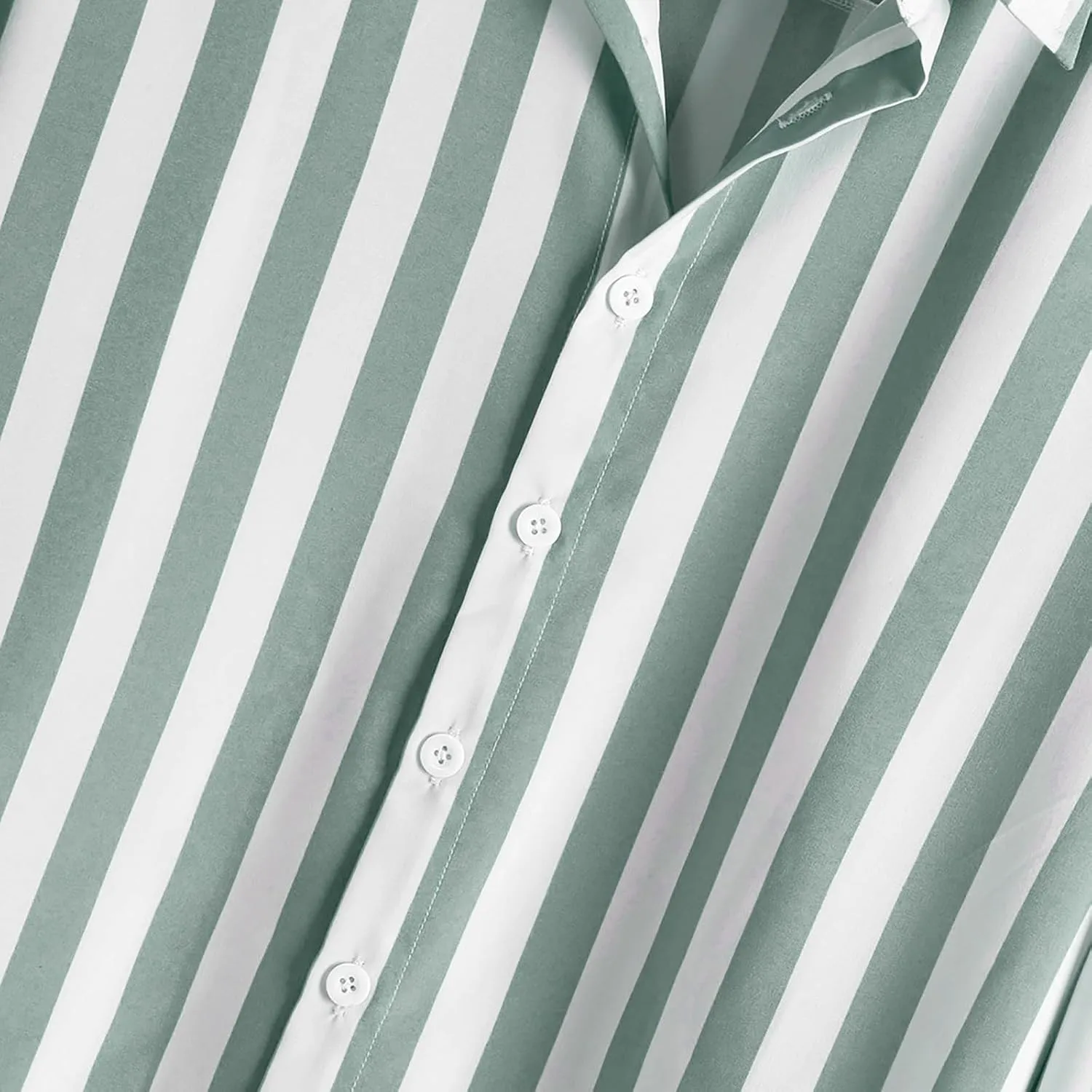 Mens Fashion Striped Shirts Beach Casual Button down Shirts Long Sleeve Dress Shirts Regular Fit Summer Fall Shirts