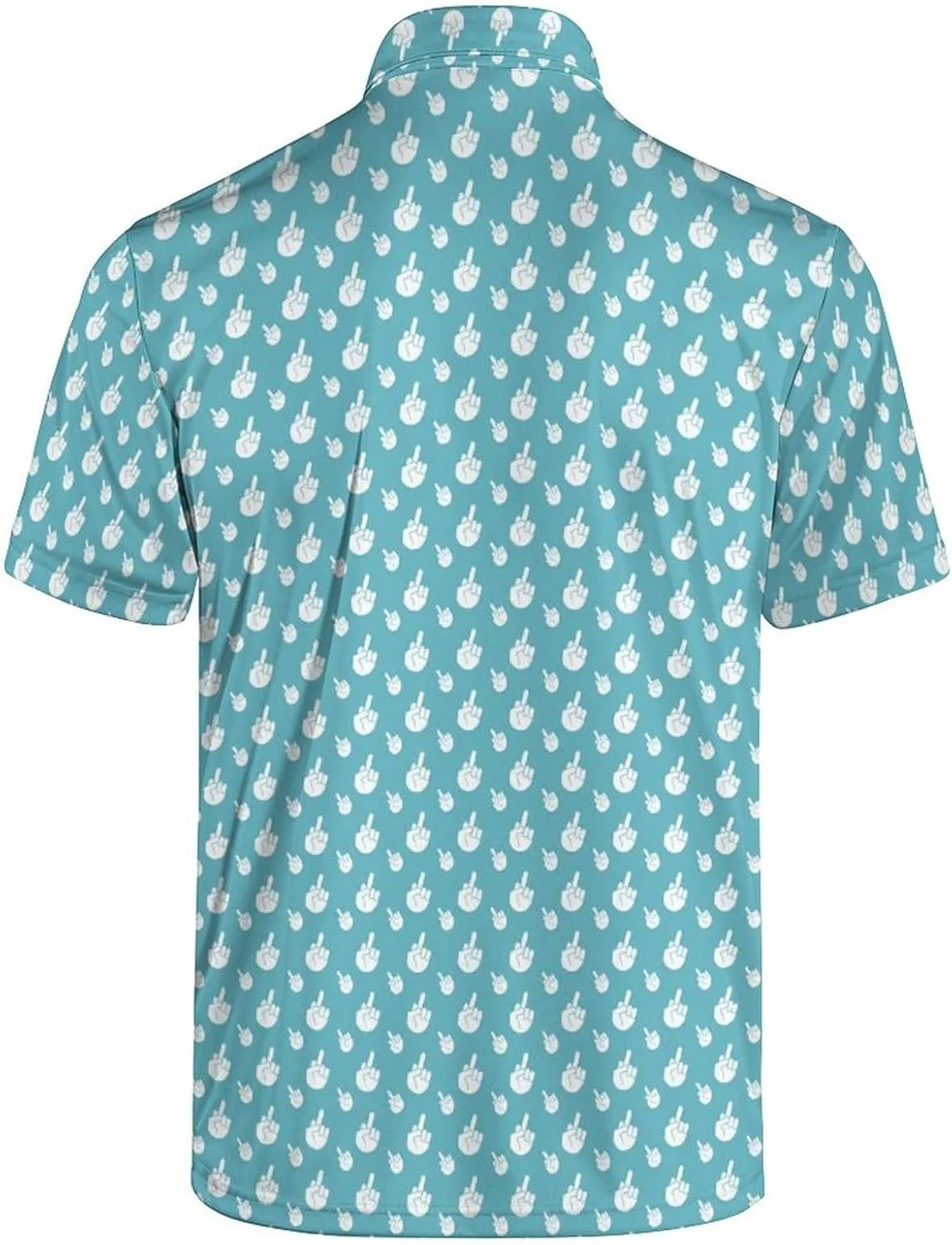 Mens Golf Shirts Shark Golf Polo Shirts for Men Short Sleeve Polo Shirts Golf Mens Polo