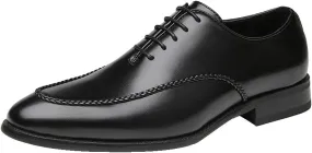 Men's Leather Wingtip Brogue Oxfords Classic Lace Up Formal Tuxedo Derby Shoes Mens Comfort Orthopedic Dress Shoes
