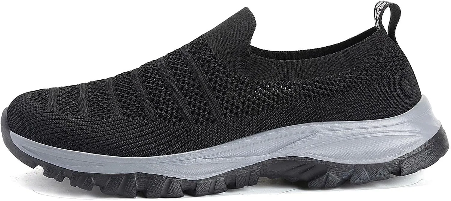 Men's Mesh Fabric Sneakers Men Summer Outdoor Hiking Shoes Mountaineering Non Slip Thick Mesh Breathable