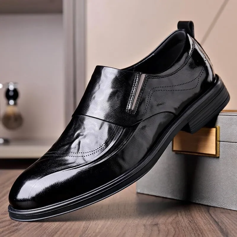 Mens Orthopedic Dress Shoes Oxfords PU Fashion Dress Sneakers Business Casual Derby Shoe