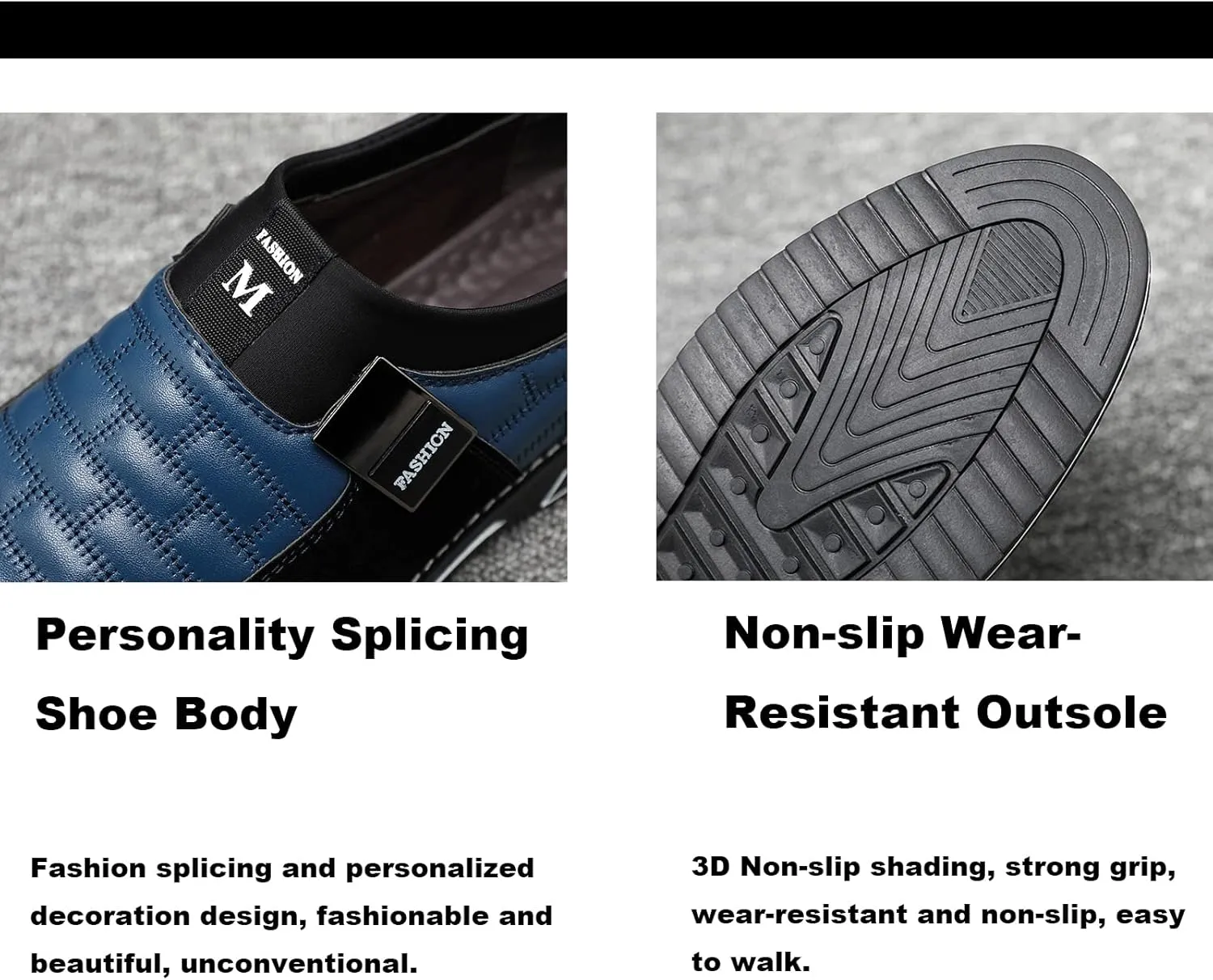 Men's Oxford Derby Orthopedic Flat Leather Shoes,Soft Sole Business Office Slip On Loafers Dress Shoes Driving Sneaker