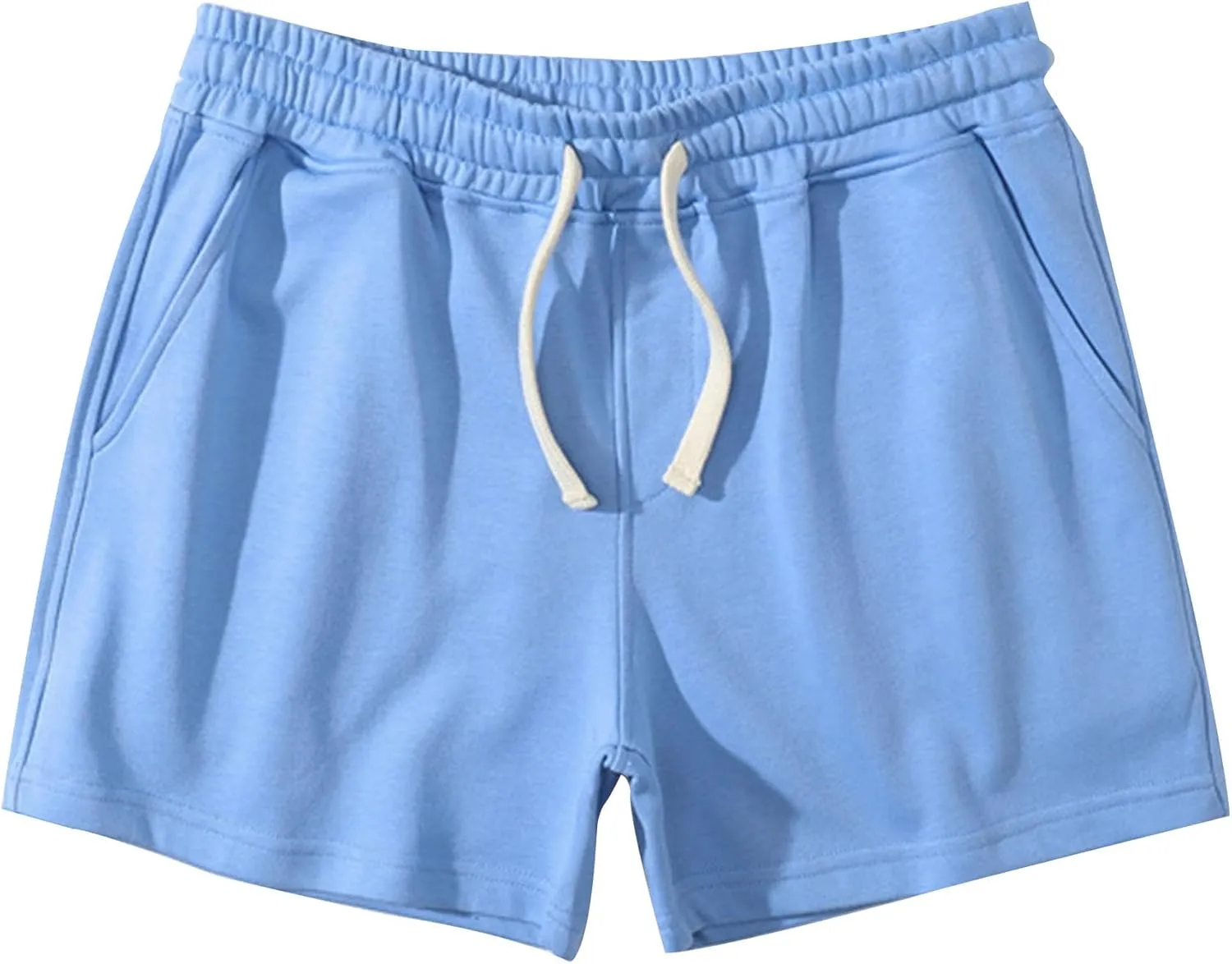 Men's Regular Tight Fit Gym Shorts Lightweight Bodybuilding Athletic Shorts Elastic Waist lounge Training Shorts