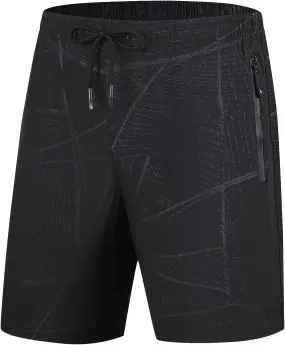 Men's Satin Boxers Lounge Shorts Solid Color Sleepwear Casual Silky Pajama Shorts Lightweight Elastic Waist Shorts