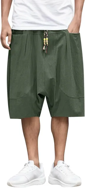 Men's Satin Boxers Lounge Shorts Solid Color Sleepwear Casual Silky Pajama Shorts Lightweight Elastic Waist Shorts