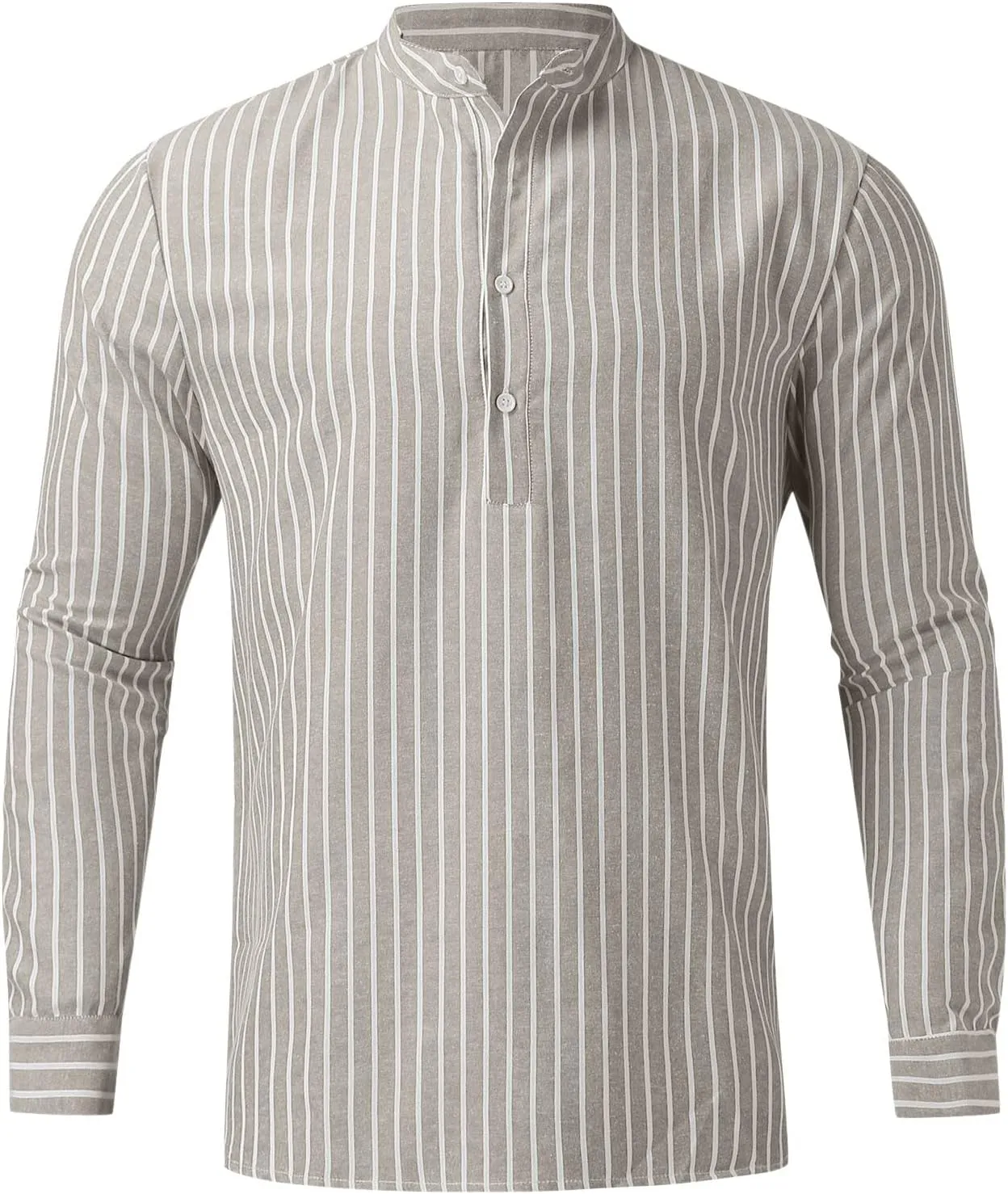 Mens Shirts Casual Mens Henley Shirt Casual T Shirt Pullover Tees Lightweight Curved Hem Striped Summer Beach Tops