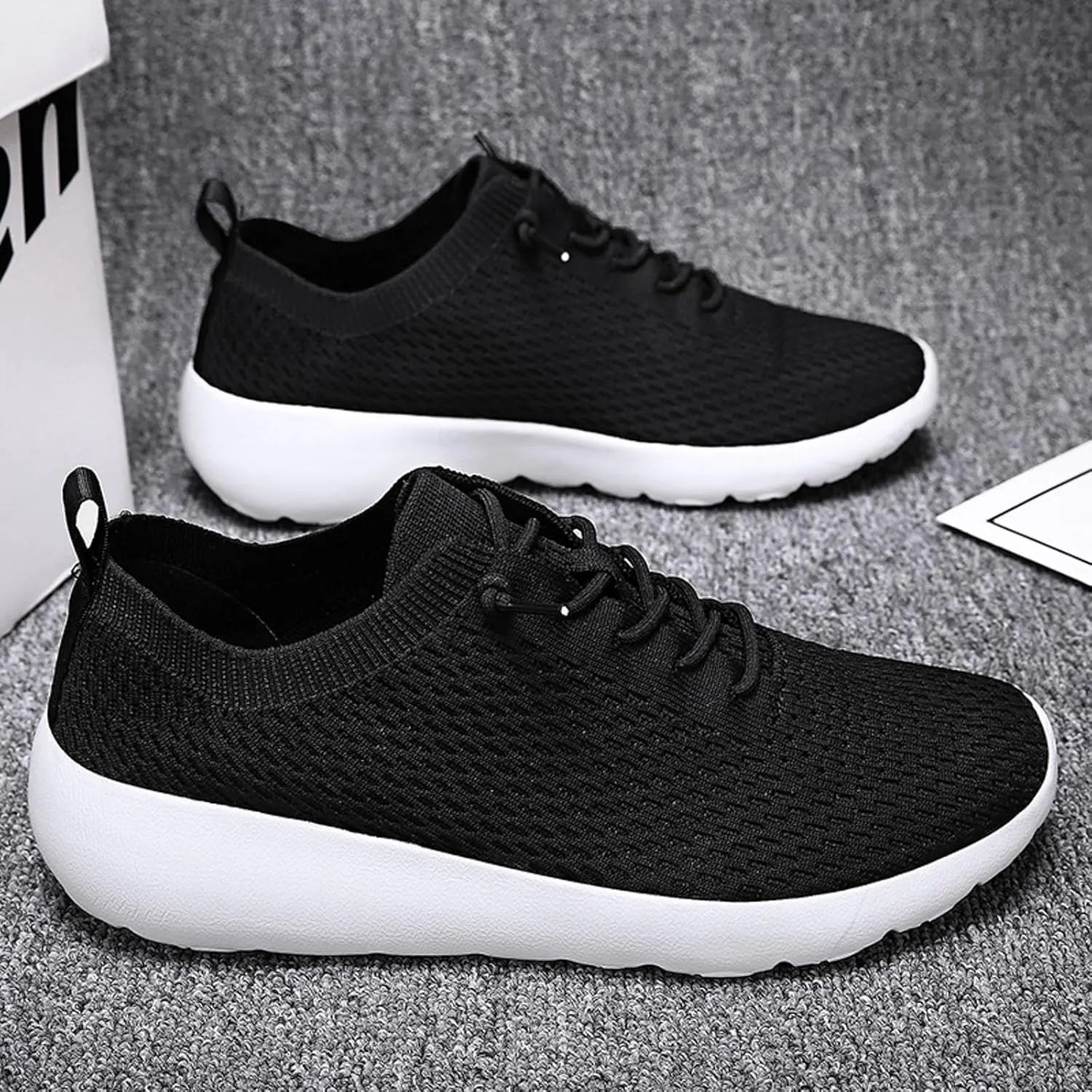 Mens Slip on Shoes Mens Athletic Shoes Slip on Shoe for Men Walking Shoe for Men Running Trail Mesh Sneaker