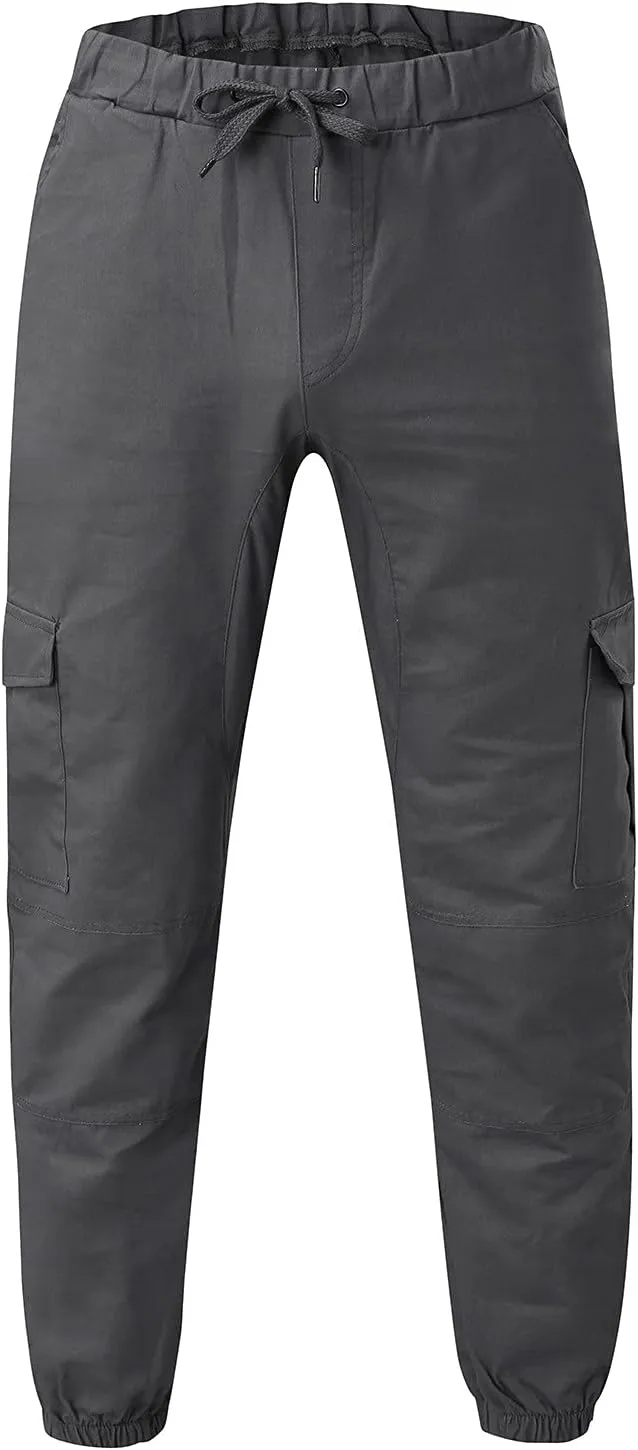 Mens Sweatpants Cargo Cargo Trousers Utility Pants with Zip Pockets Joggers for Men Cargo Athletic Mens Joggers Pants