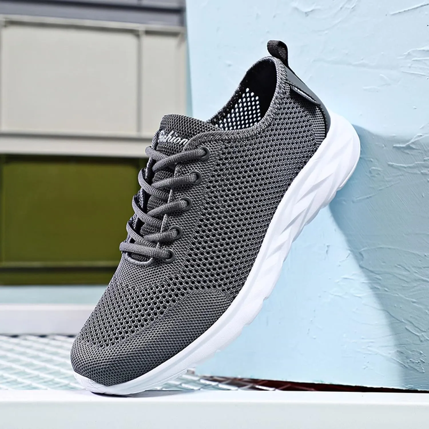 Mens Tennis Shoes Arch Support Shoes for Men Mens Breathable Casual Walking Sneakers Work Casual Shoe Fashion Sneaker Brown Sneakers New