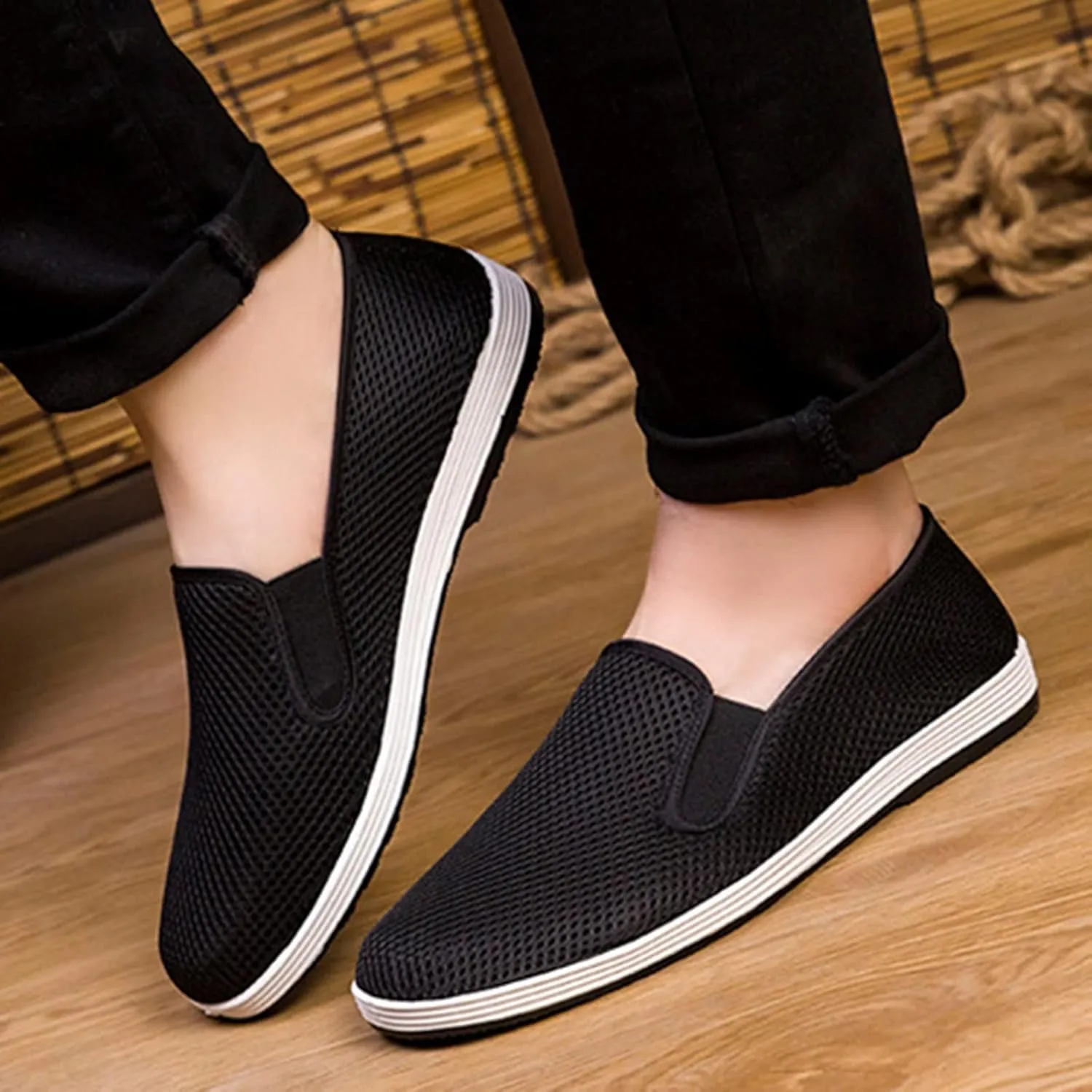 Mens Tennis Shoes Mens Walking Shoes Slip on Shoe for Men Sneaker for Men Running Trail Mesh Sneaker