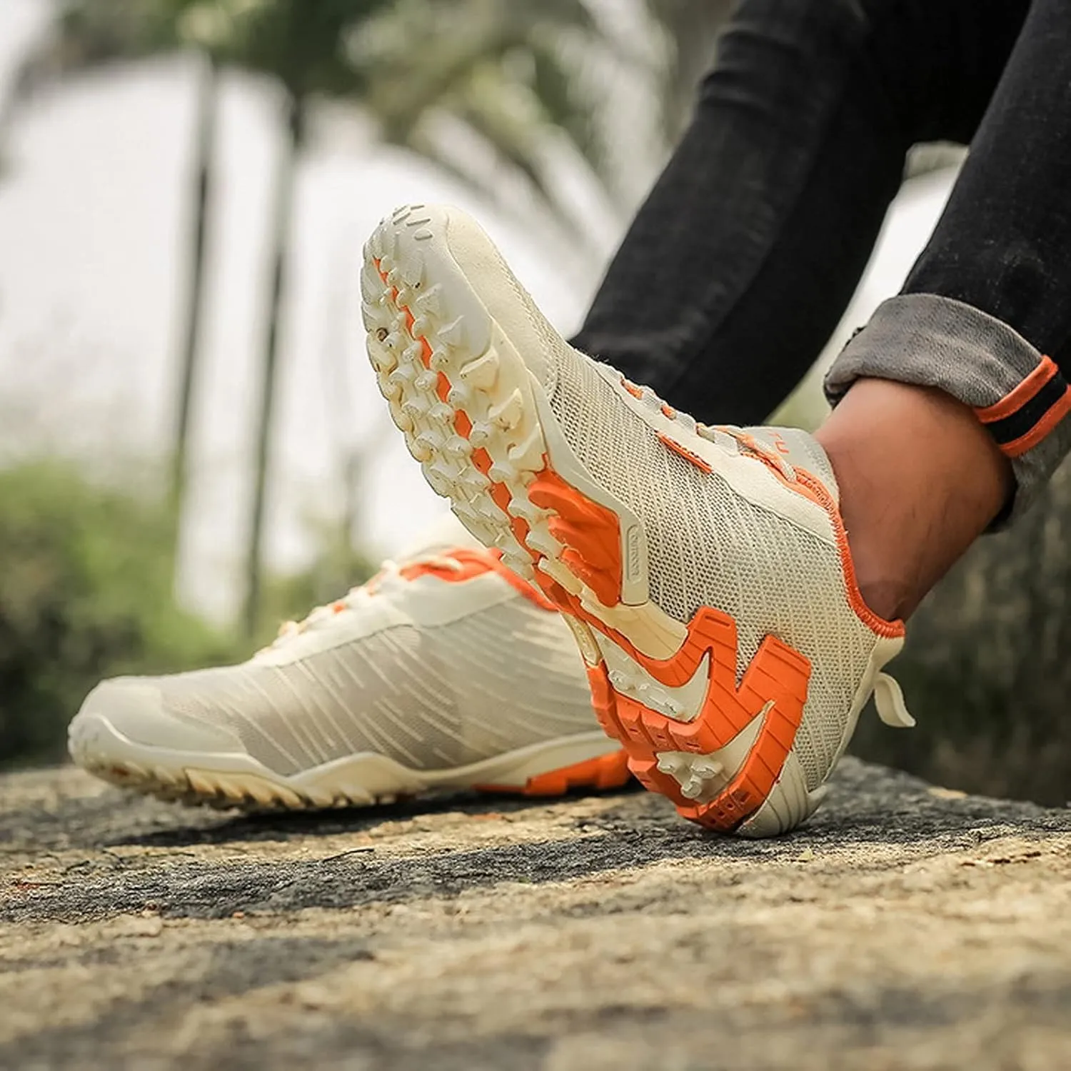 Mens Walking Shoes Lightweight Trekking Shoes Mens Hiking on-Slip Outdoor Climbing Hiking Shoes