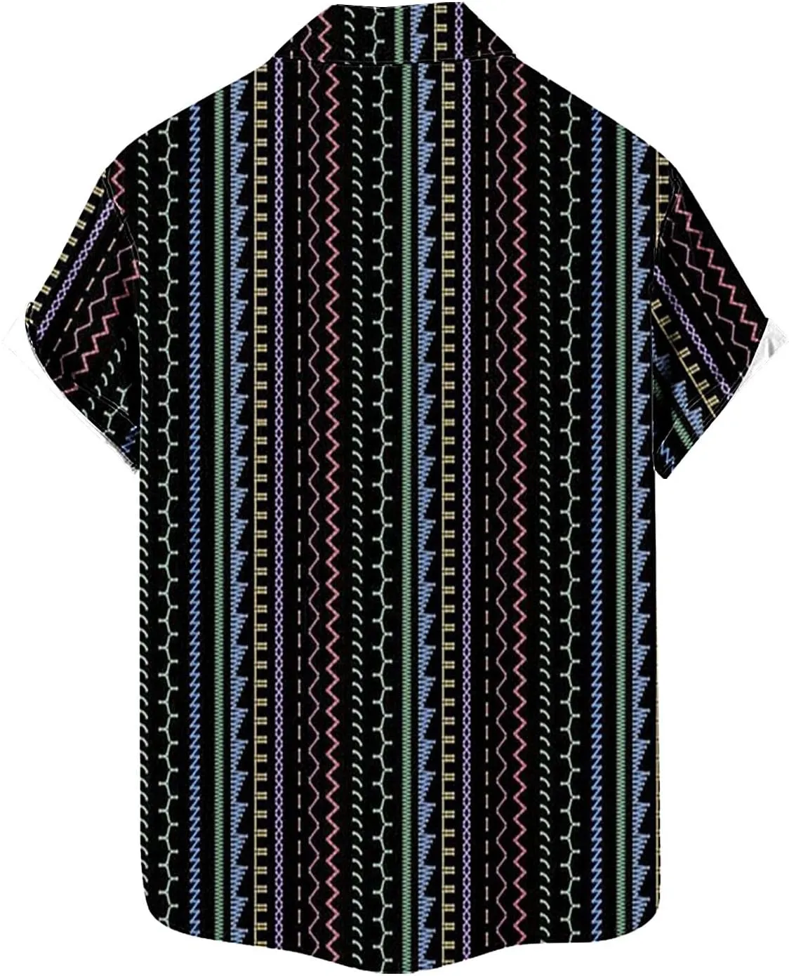 Muscularfit Linen Shirts for Men Western Ethnic Button Down Shirts Short Sleeve Floral Casual Shirts Summer Vacation Shirts