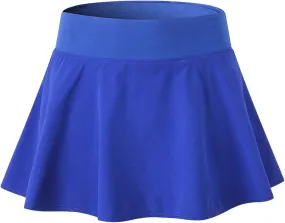NATHGAM Women's Tennis Golf Skort Pleated Athletic Running High Waisted Skirt 2 in 1 Quick Dry A-Line Gym Workout Mini Dress