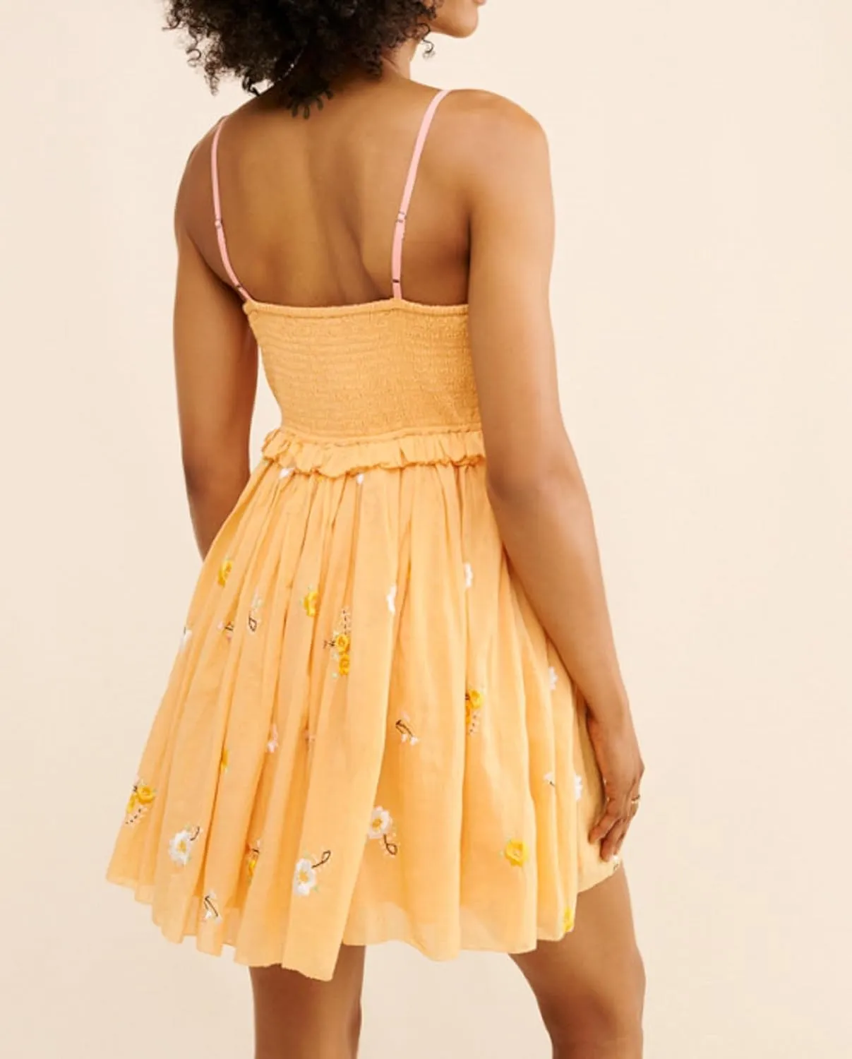 NUFIWI Sexy Women Floral Print Cutout Mini Dress Low Cut Sleeveless Boho Short Dresses Trendy Going Out Summer Dresses