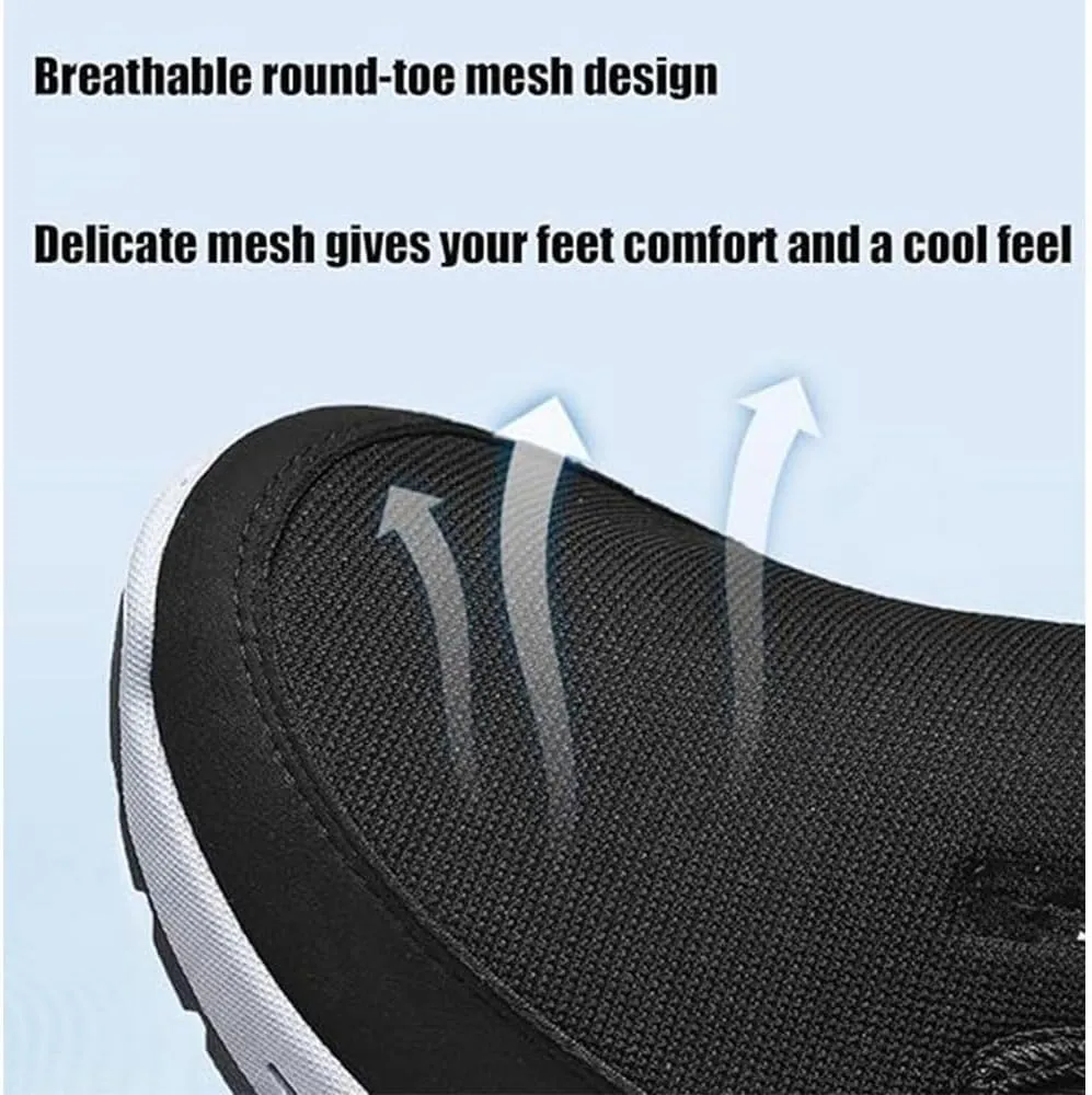 Orthowalkway Mens Shoes,Auguscare Shoe Men,Outdoor Mesh Breathable Non Slip Orthopedic Sneakers