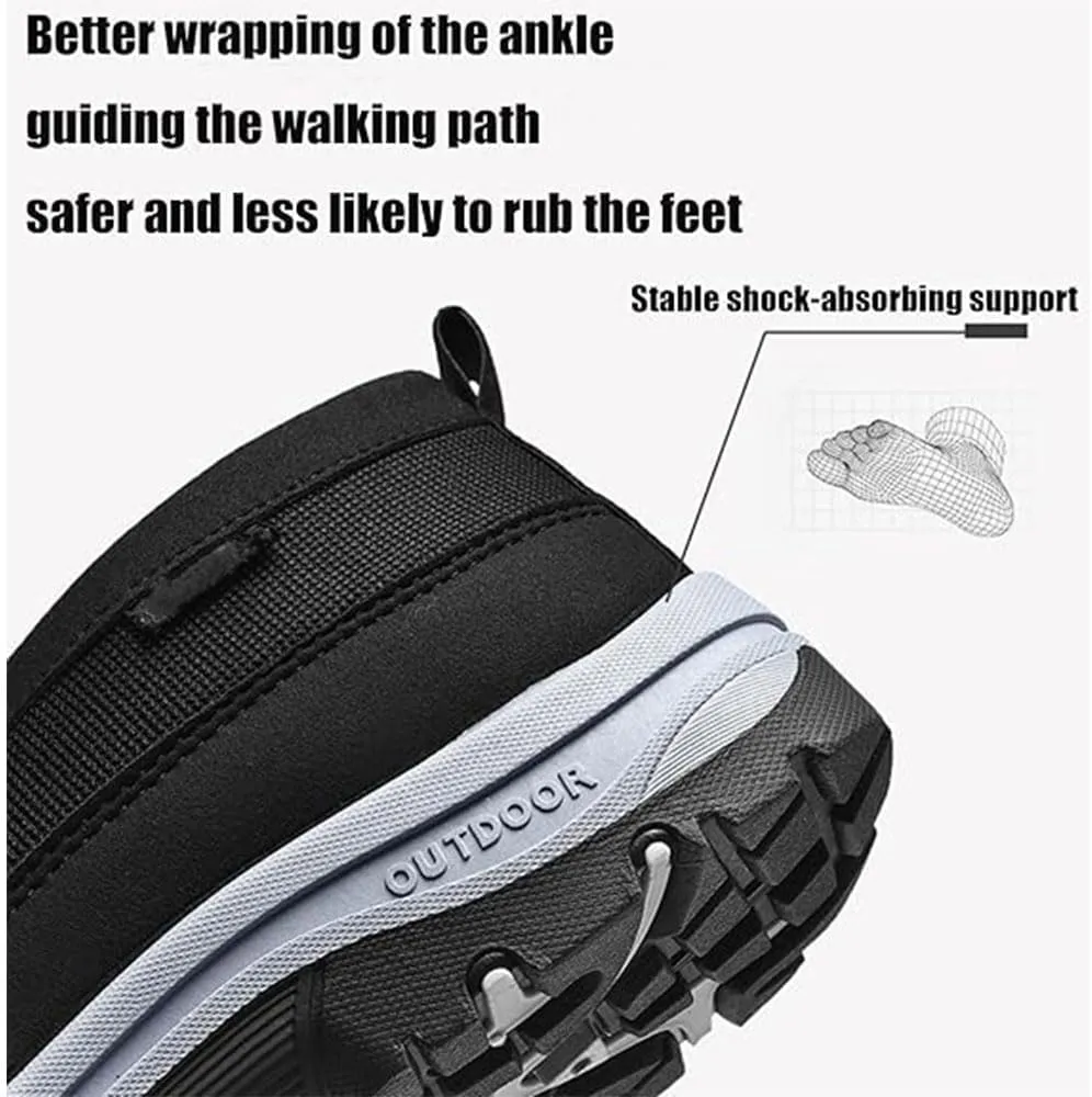 Orthowalkway Mens Shoes,Auguscare Shoe Men,Outdoor Mesh Breathable Non Slip Orthopedic Sneakers