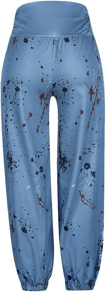 Plus Size Harem Pants Bohemian Elephant Loose Fit Lounge Yoga Pants