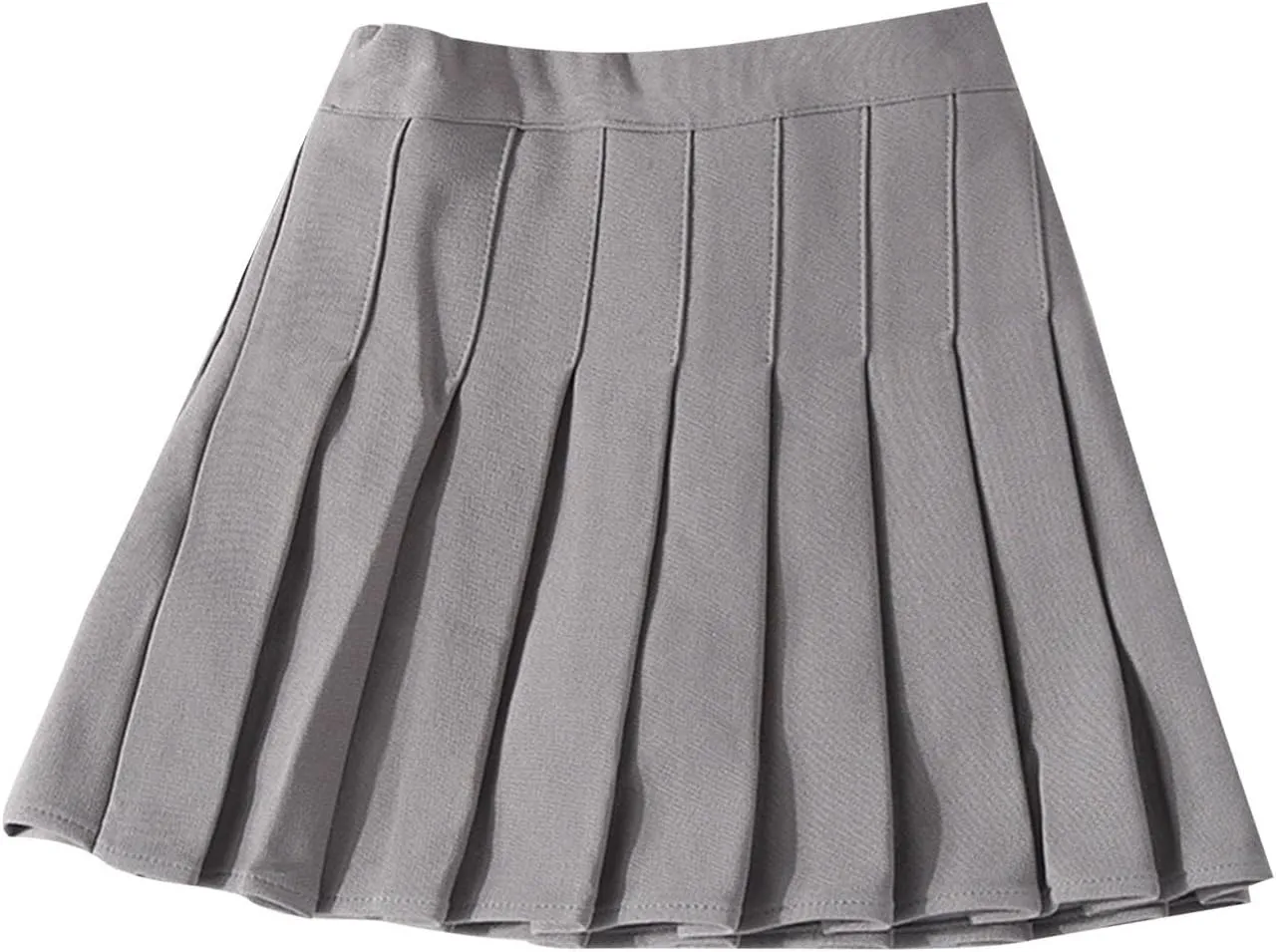 Preppy Skirts for Toddler Teen Girls Solid Cute Pleated Mini Skirt 2025 Trendy Clothes Short Half Dress