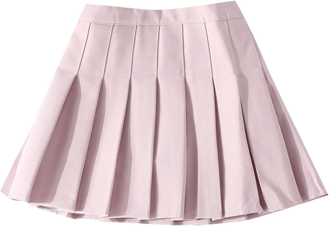 Preppy Skirts for Toddler Teen Girls Solid Cute Pleated Mini Skirt 2025 Trendy Clothes Short Half Dress