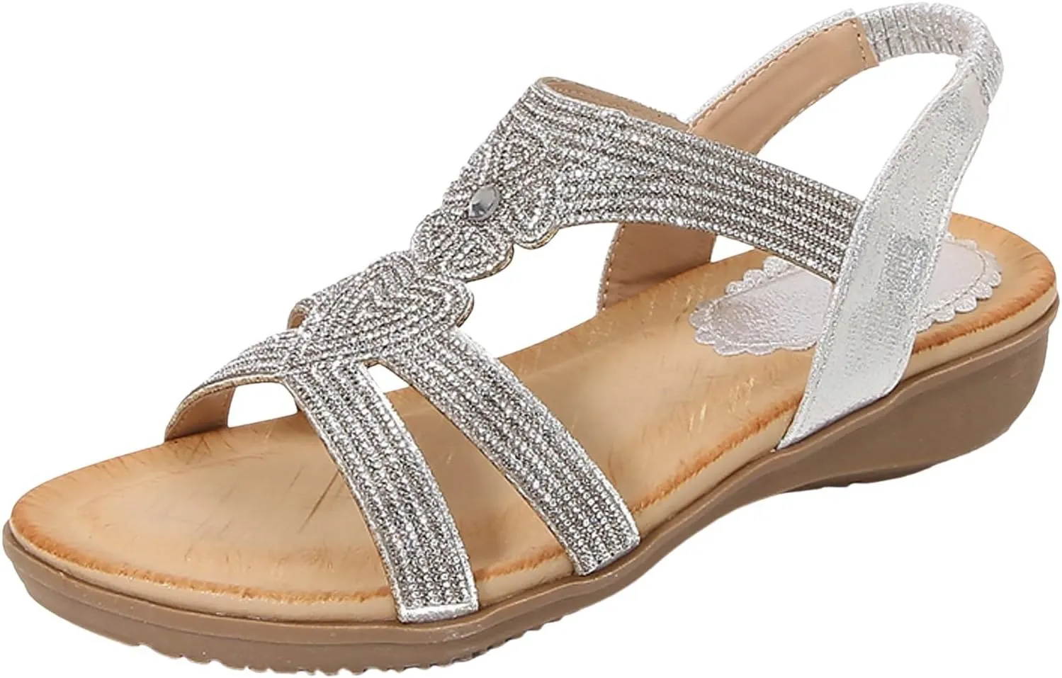 Sandals for Women Womens Flat Sandals Flat for Women Dressy Sandalias Womens Summer Shoes and Comfortable Walking