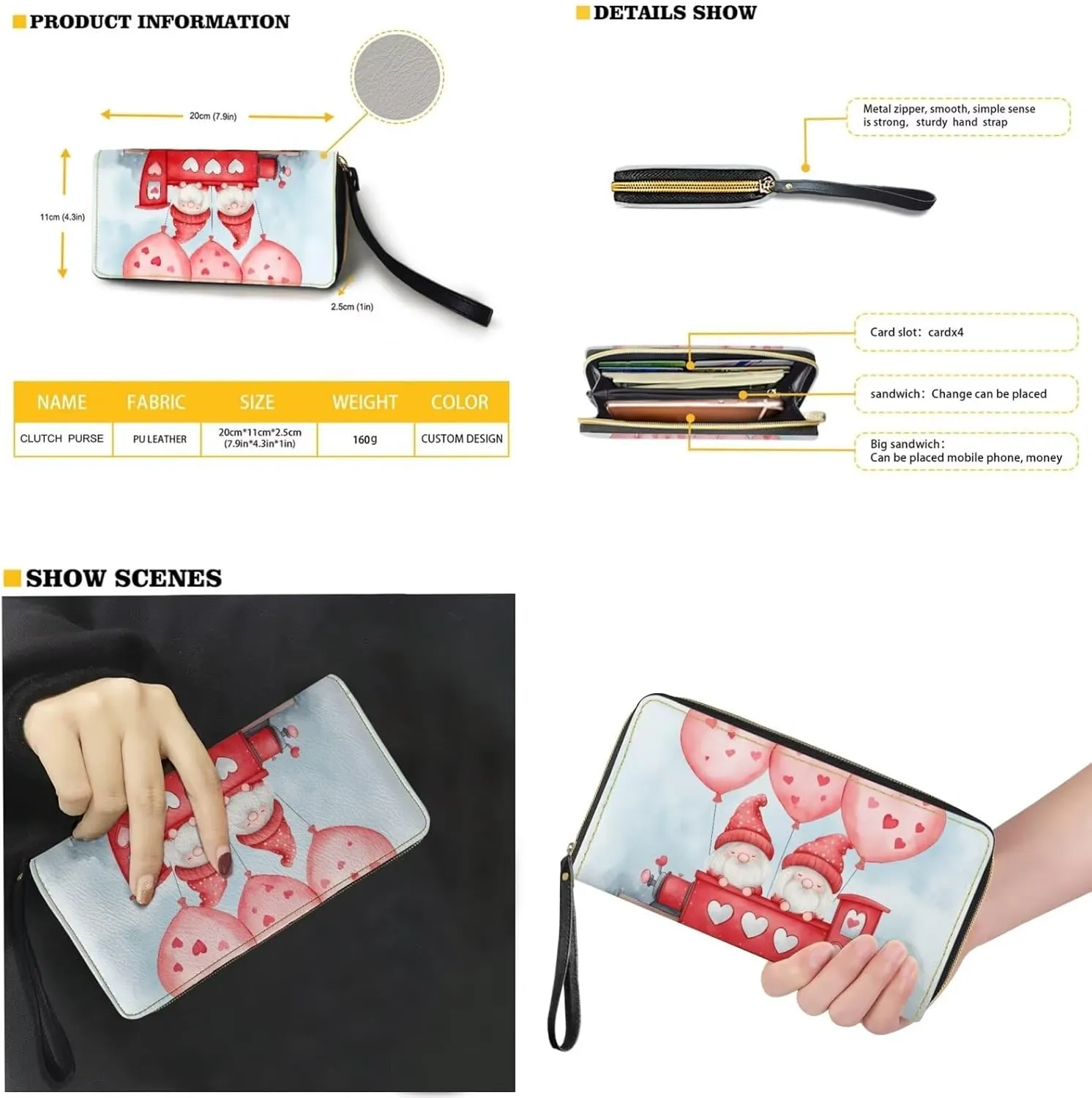 Satchel Handbags Saddle Purse Matched Zipper Wallet Womens 2 Pcs