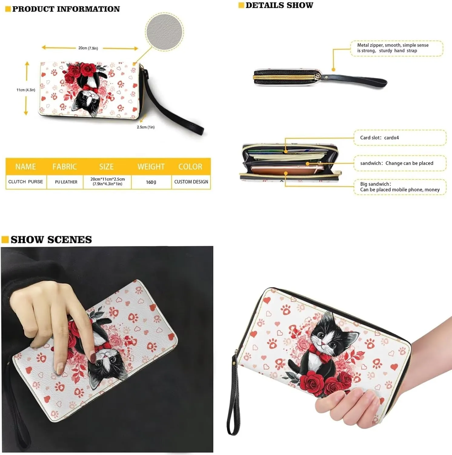 Satchel Handbags Saddle Purse Matched Zipper Wallet Womens 2 Pcs