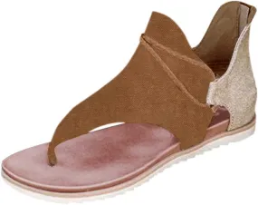 SBGMoSJ Orthopedic Flats for Women Dressy Sandalias De Mujer OrtopDicas Women Summer Shoes 10 Black Sandals Women Flat Walking Glitter Sandals for Women Diamond Sandals for Women