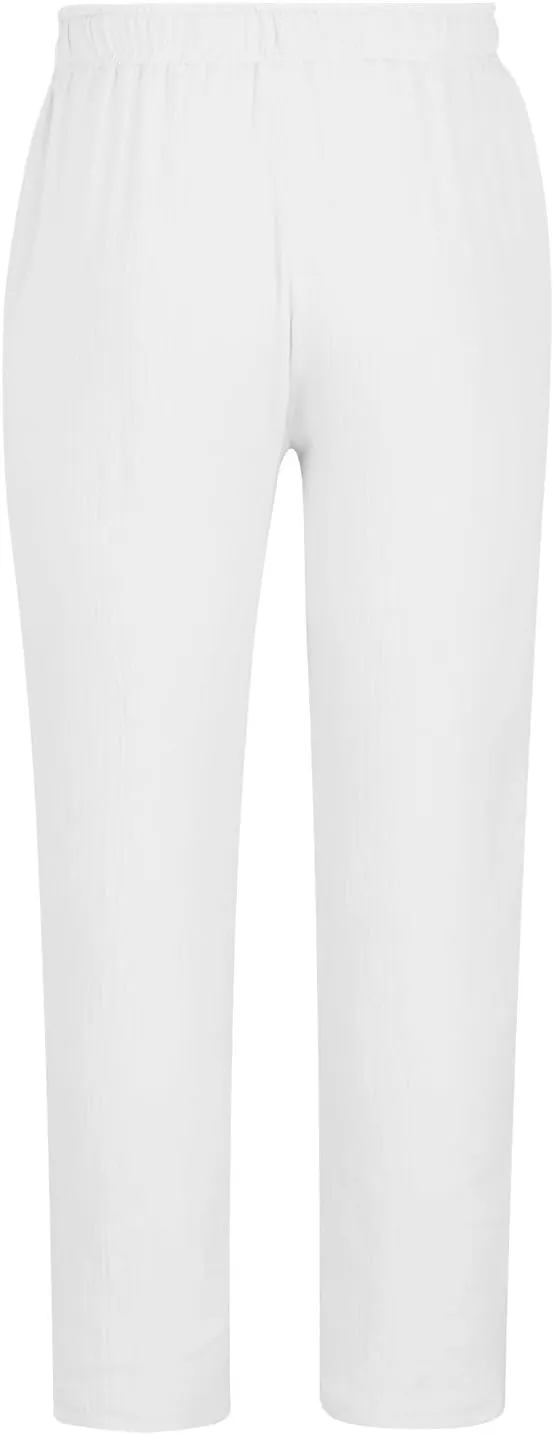 Side Zipper Pants for Men Cotton Linen Drawstring Pants Lightweight Elastic Waist Loose Lounge Pants Casual Trousers