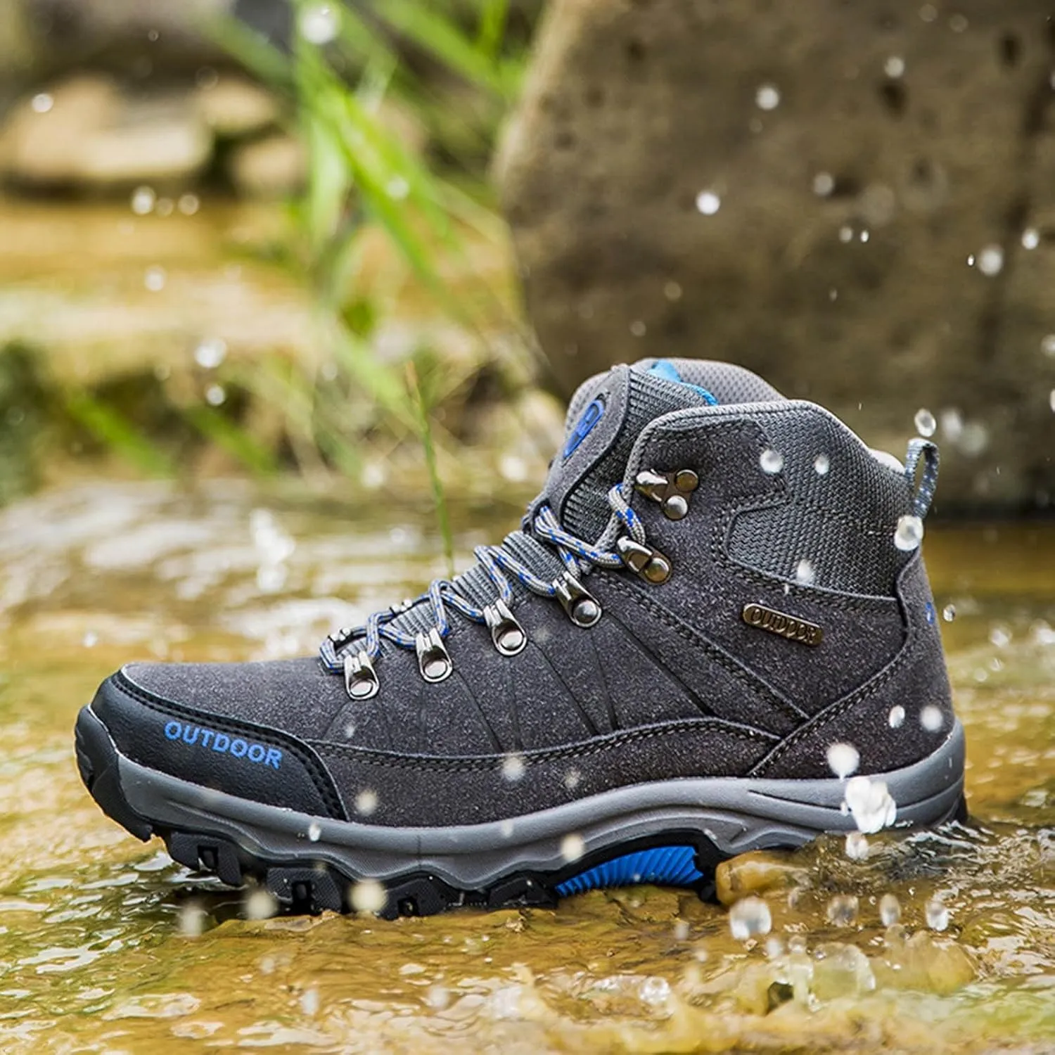 Sneakers Men's Autumn Winter Breathable Outdoor Hiking Shoes High Top Shoes Hiking Sneakers Shoes Men's Sports