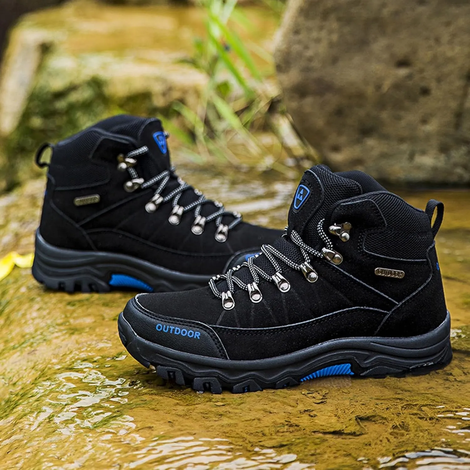 Sneakers Men's Autumn Winter Breathable Outdoor Hiking Shoes High Top Shoes Hiking Sneakers Shoes Men's Sports