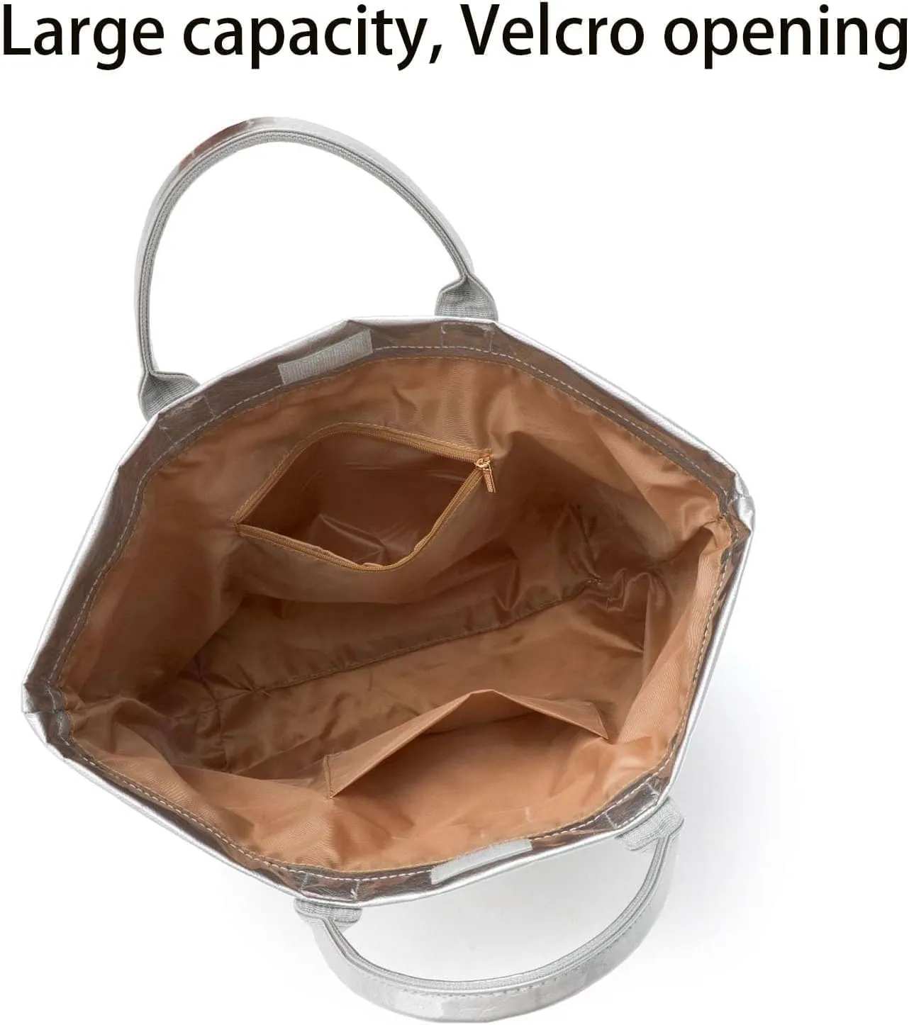 Stellaya Tote Bag, Womens Letters Print Tote Bag, Fashion Large Handle PVC Kraft Paper Handbag