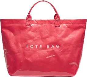 Stellaya Tote Bag, Womens Letters Print Tote Bag, Fashion Large Handle PVC Kraft Paper Handbag