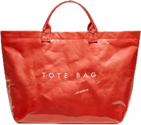 Stellaya Tote Bag, Womens Letters Print Tote Bag, Fashion Large Handle PVC Kraft Paper Handbag