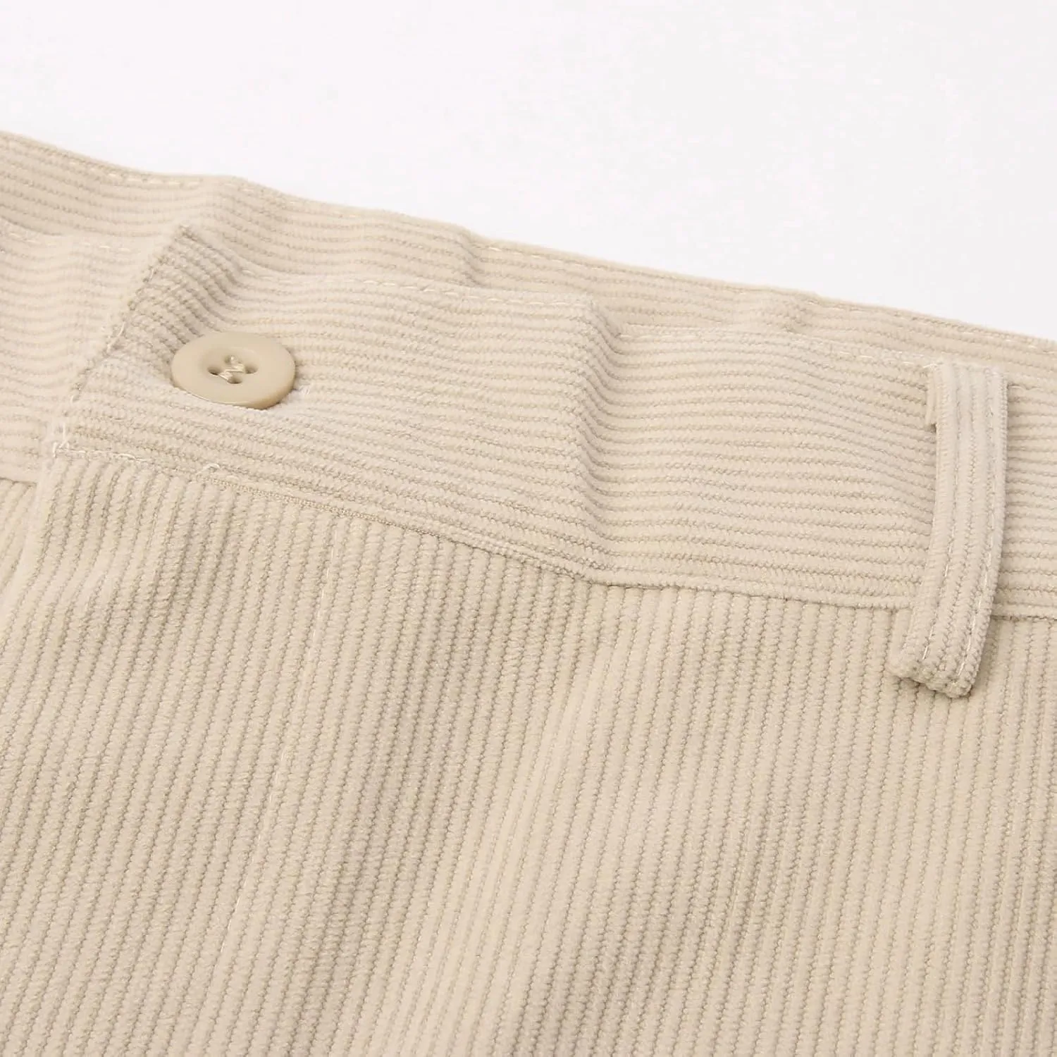 SUWBMHWE Mens Corduroy Dress Pants Loose Fit Work Pants for Men Elastic Waist Casual Lightweight Golf Flared Tapered Pants