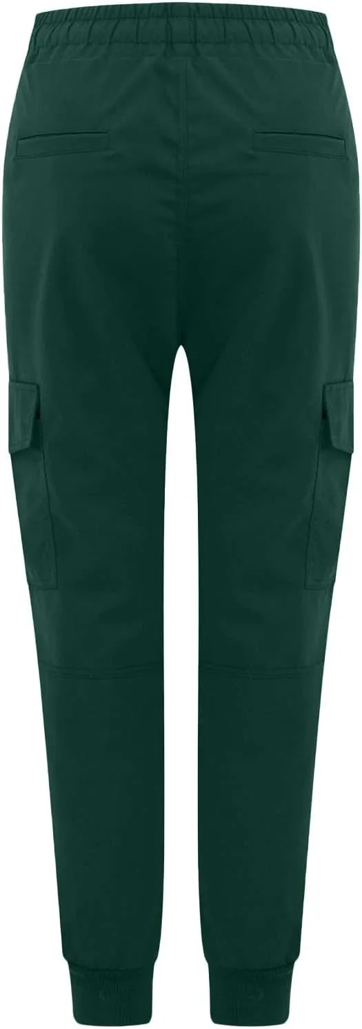 TANGNADE Womens Hiking Pants Tall Athletic Cargo Pants Lightweight 4 Pockets Womens Trouser Hiking Loose Pants 2024