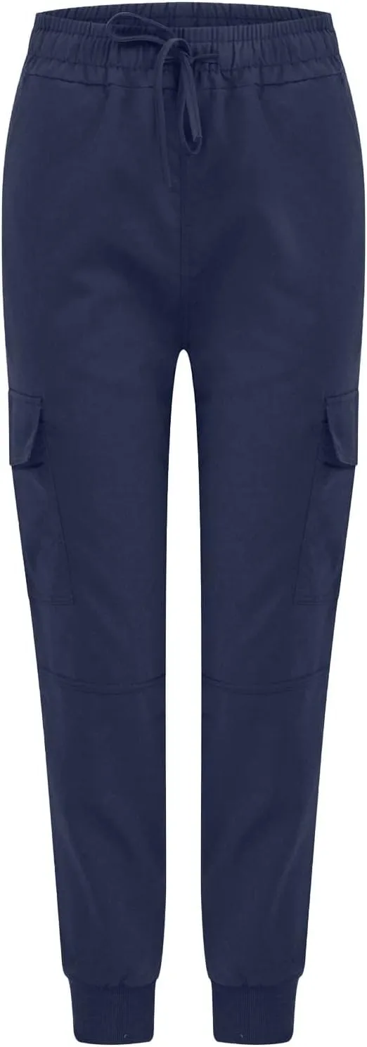 TANGNADE Womens Hiking Pants Tall Athletic Cargo Pants Lightweight 4 Pockets Womens Trouser Hiking Loose Pants 2024