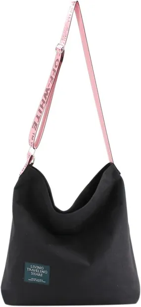 TANOSII Canvas Tote Bag Womens Hobo Handbag Casual Shoulder Bag Shopping Bag Large Size Crossbody Bag