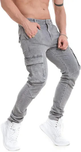 TEGIAS Mens Slim Fit Stretch Jeans Classic Comfort Regular Fit
