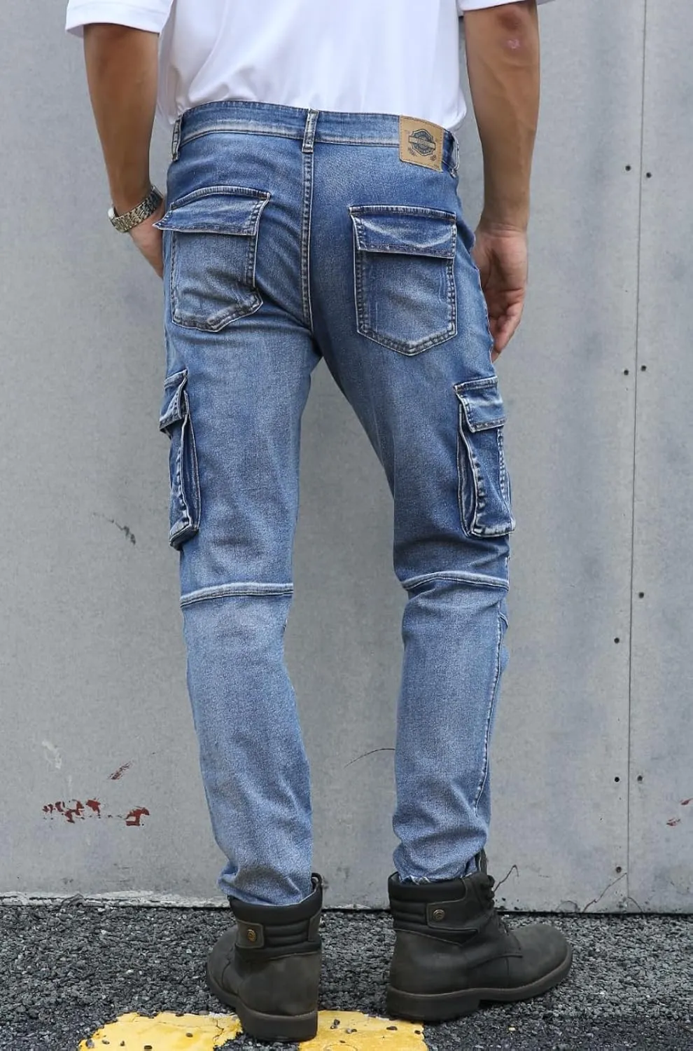 TEGIAS Mens Slim Fit Stretch Jeans Classic Comfort Regular Fit
