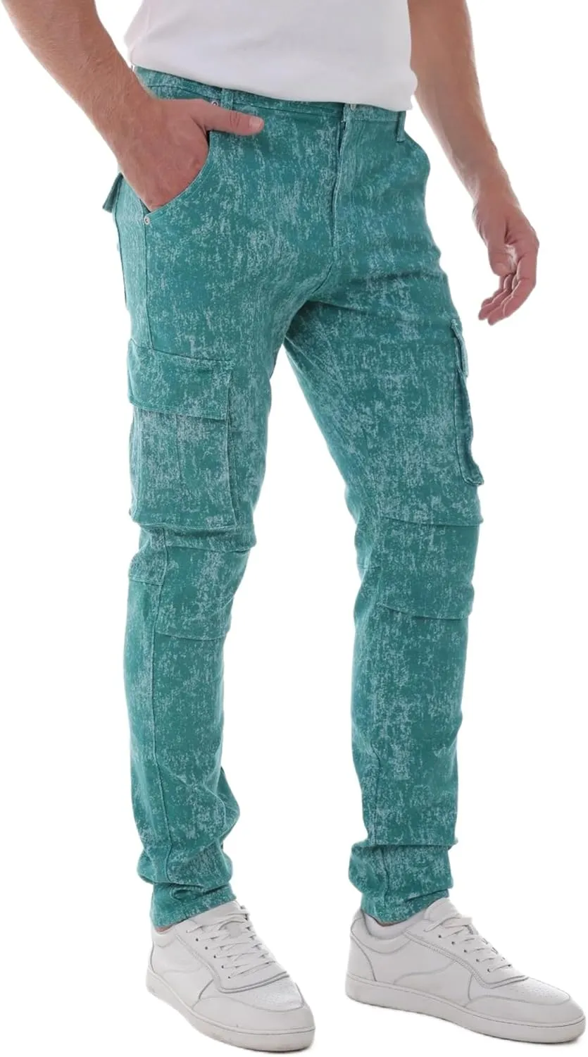 TEGIAS Mens Slim Fit Stretch Jeans Classic Comfort Regular Fit