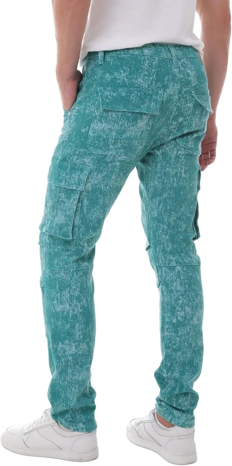 TEGIAS Mens Slim Fit Stretch Jeans Classic Comfort Regular Fit