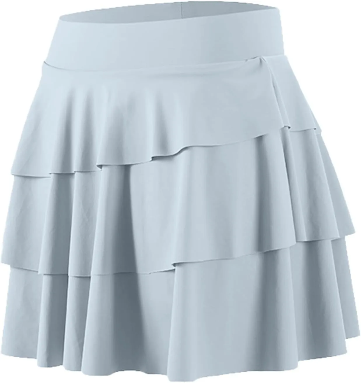 Tennis Skirt with Shorts 2025 Summer Flowy Pleated Ruffle Skirts Tennis Short Dress Dance Golf Running Athletic Skort