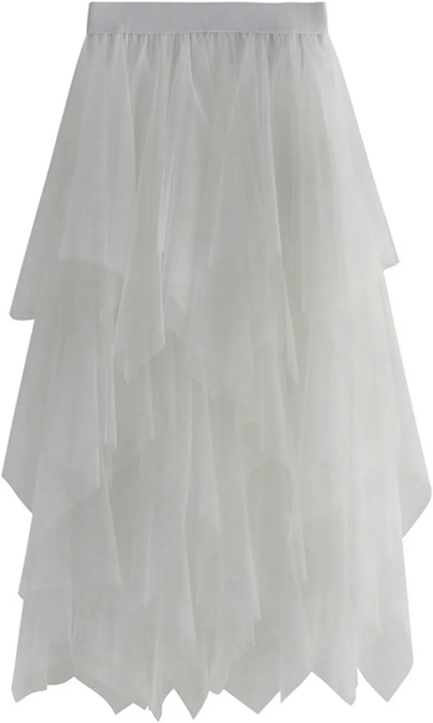 tuduoms Women's Long Tulle Tutu Skirt Teen Girls Pleated Layered Midi Skirt Sequin Flowy Maxi Skirt Dress for Wedding Party