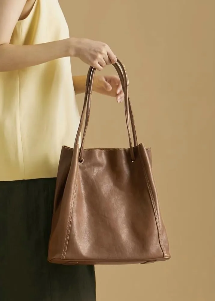 Vegan Leather Shoulder Bag Womens Tote Handbag Satchel Crossbody Purse Slouchy Bag Travel Work Bag